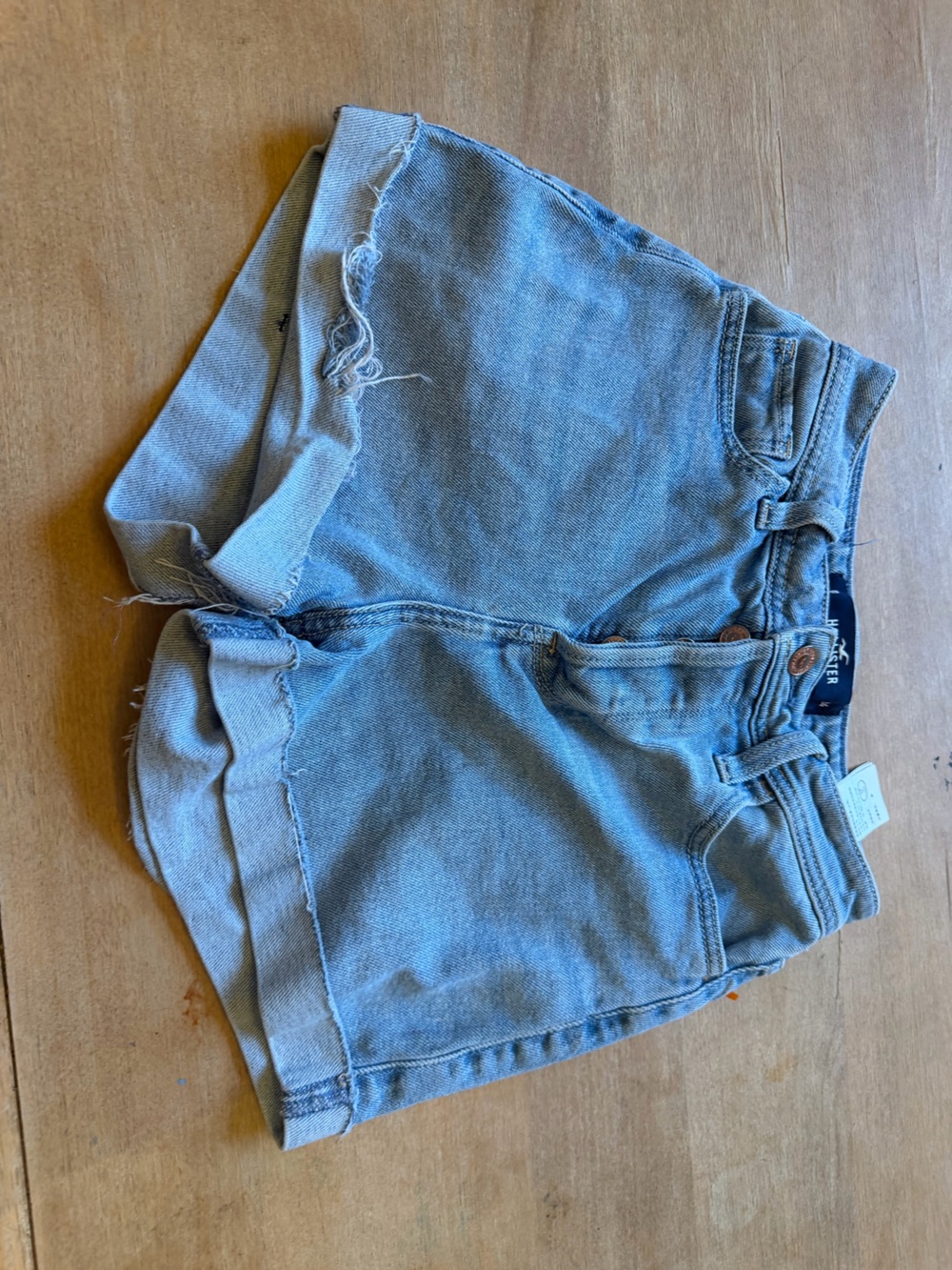 Hollister Light Wash Denim Jean Shorts